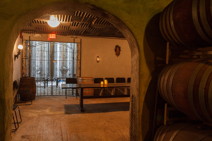 Buckingham Valley Vineyards' wine cellar