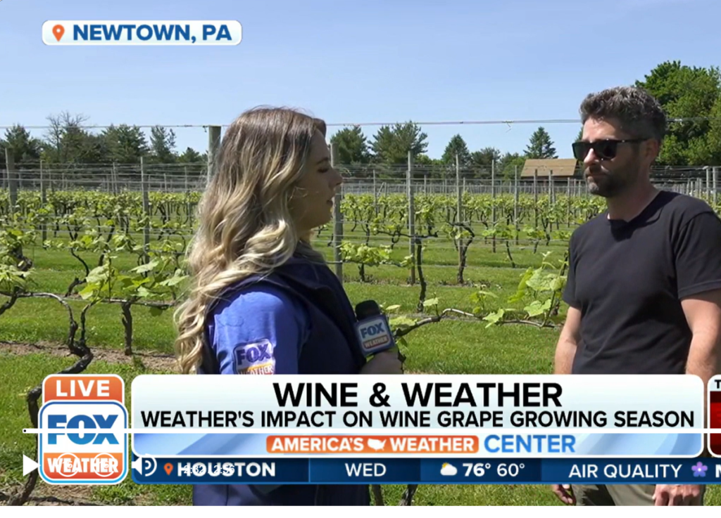 Crossing Vineyards and Winery's Vineyard Manager talks about the ideal growing conditions for Pennsylvania wine.
