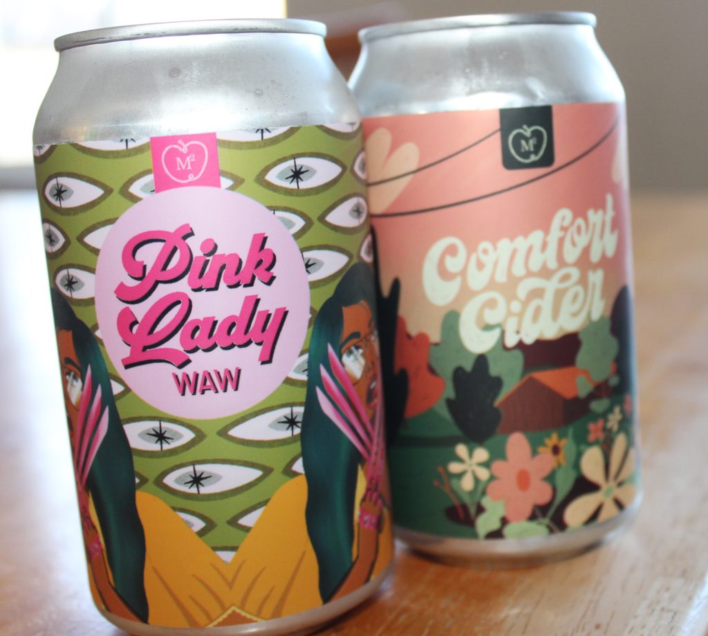 Pink Lady Women and Weapons and Comfort Cider are newer additions at Manoff Market Cidery.